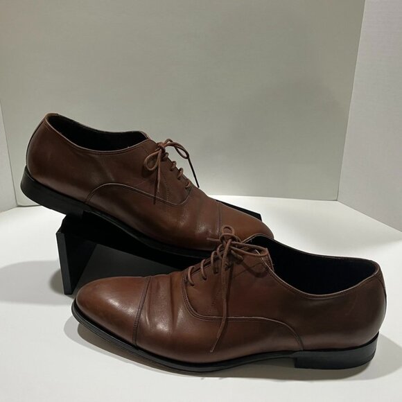 To Boot New York Nico Cap Toe Oxford Burnished Brown Leather main image 14